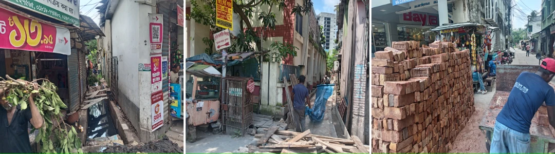 ডাকবাংলায় দীর্ঘদিনের দাবি পূরণের পথে, বেবি স্ট্যান্ড থেকে মির্জাপুর মল্লিকের মোড় পর্যন্ত গলিপথ