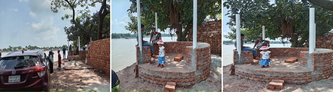খুলনা কাস্টম ঘাটে যাত্রী ছাউনি নির্মাণের কাজ চলছে - নবাব ও  "বি" কম্পানির পক্ষর থেকে 
যাত্রীদের দুর্ভোগ কমাতে নবাব ও বি কোম্পানির উদ্যোগ