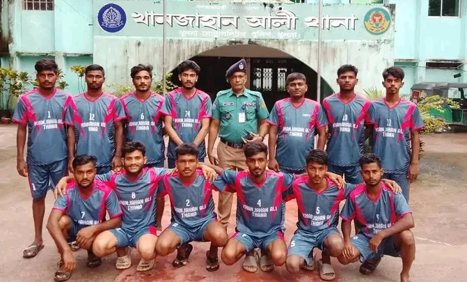 প্রথম কমিউনিটি পুলিশ কাবাডি চ্যাম্পিয়নশিপ ২০২৬-এ খানজাহান আলী থানা দল