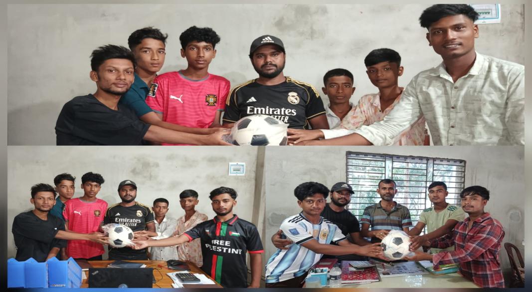 শিক্ষার্থীদের আনন্দ ও মানসিক বিকাশে আশালতার ক্রীড়া সামগ্রী বিতরণ